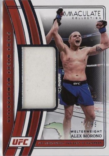 2023 Panini Immaculate Collection UFC - Alex Morono #FN-AMN
