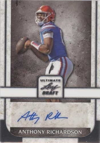 2022 Leaf Ultimate Draft Anthony Richardson #BA-AR1