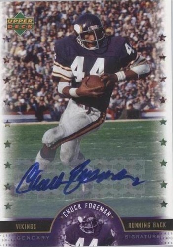 2005 Upper Deck NFL Legends Chuck Foreman #LS-CF