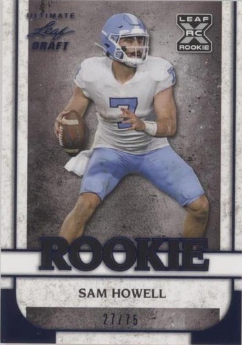 2022 Leaf Ultimate Draft Rookies Sam Howell #16