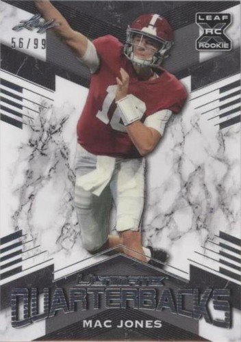 2021 Leaf Ultimate Quarterback Mac Jones #UQ-05