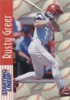 1997 Starting Lineup Cards - Rusty Greer #29