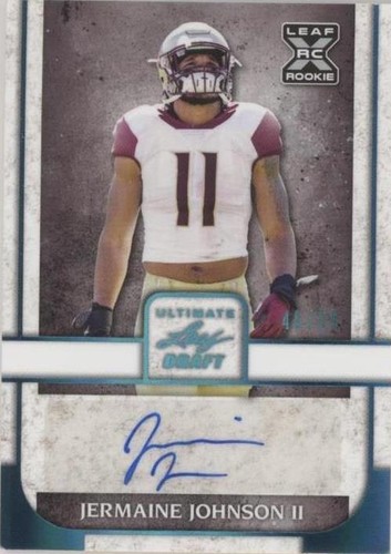 2022 Leaf Ultimate Draft Jermaine Johnson II #BA-JJ1