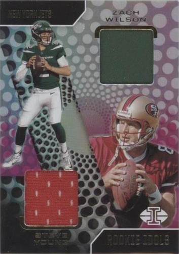 2021 Panini Illusions Steve Young Zach Wilson #RI-ZS