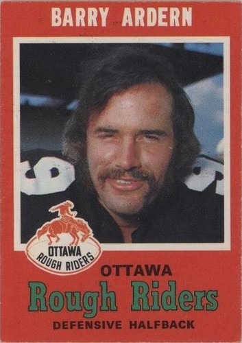1971 O-Pee-Chee Canadian Football League Barry Ardern #76