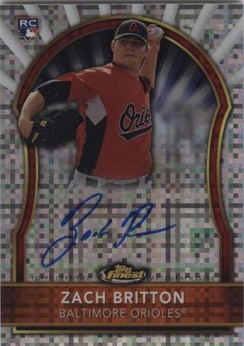 2011 Topps Finest - Zach Britton #83
