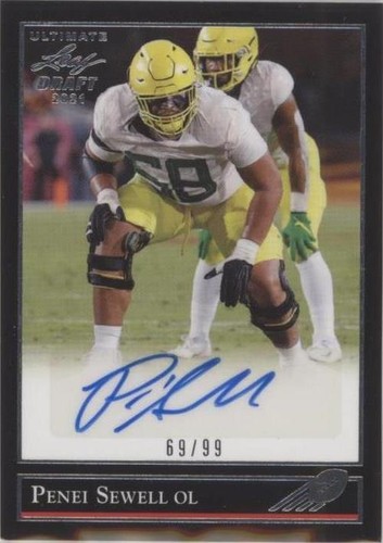 2021 Leaf Ultimate Draft Penei Sewell #BG-PS1