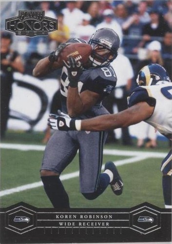 2004 Playoff Honors Koren Robinson #83