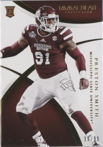 2015 Panini Immaculate Collection Collegiate Preston Smith #183