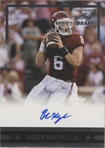 2016 Leaf Ultimate Draft Baker Mayfield #GLR-BM1