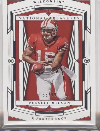 2020 Panini National Treasures Collegiate Russell Wilson #37