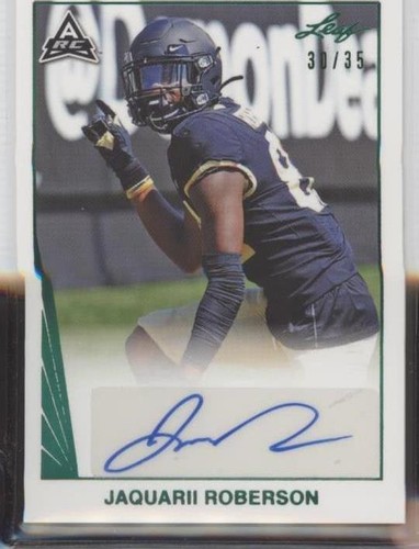 2021 Leaf Memories Jaquarii Roberson #BA-JR2