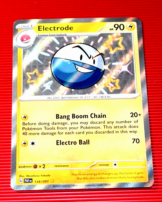 Electrode HP90 2023 Holo Collectible Pokemon Trading Card No