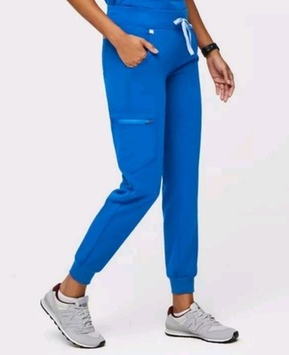 Figs Zamora Women's Jogger Scrub Pants Royal Blue Small Tall