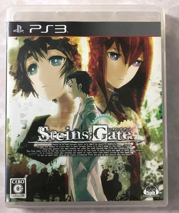 PS3 PlayStation 3 Steins Gate Japanese Games With Box Tested PS3 PlayStation 3 Steins Gate Japanese Games With Box Tested