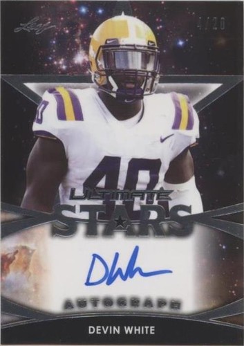 2019 Leaf Ultimate Devin White #SA-DW1