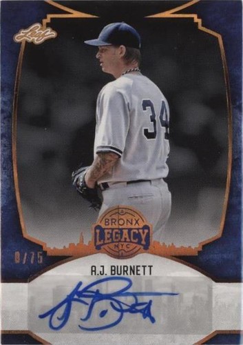 2024 Leaf a Bronx Legacy - A. J. Burnett #BA-AJB