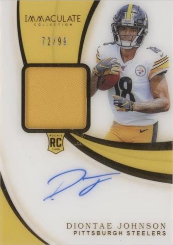 2019 Panini Immaculate Collection Diontae Johnson #123