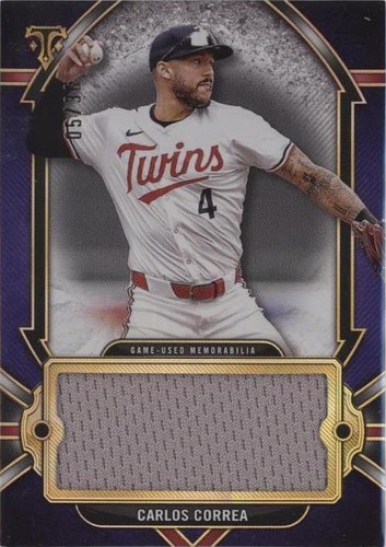 2024 Topps Triple Threads - Carlos Correa #SJR-CCO