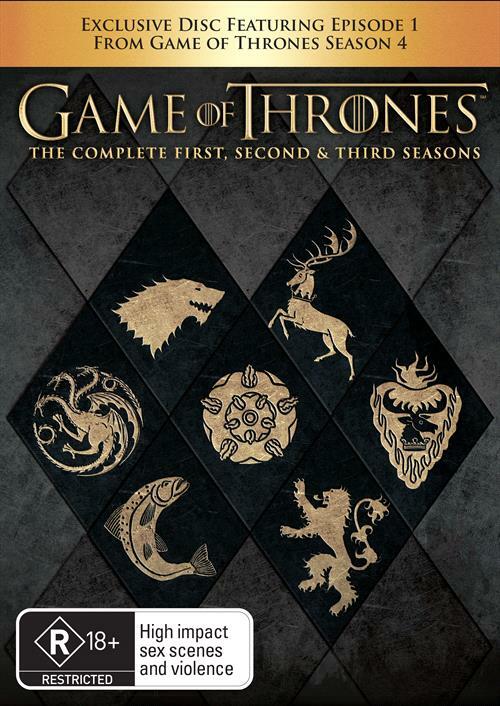Game of Thrones : Season 1-3 | Boxset : Gift with Purchase (Box Set ...