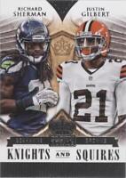 2014 Panini Crown Royale Justin Gilbert Richard Sherman #KS14