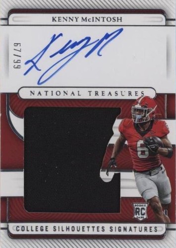 2023 Panini National Treasures Collegiate Kenny McIntosh #CSS-KMC