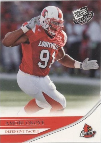 2007 Press Pass Amobi Okoye #26