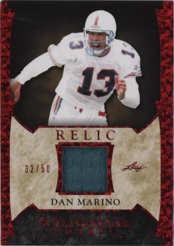 2022 Leaf In The Game Used Sports Dan Marino #GUM-06