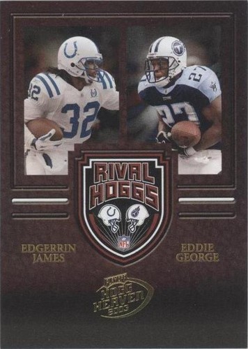 2003 Playoff Hogg Heaven Eddie George Edgerrin James #RH-24