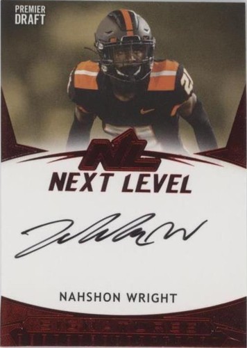 2021 Sage Premier Draft Nahshon Wright #21NL-NW