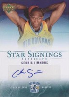 2007-08 Upper Deck - Cedric Simmons #SS-CS