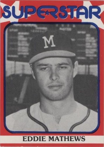 1982 TCMA Superstars Second Series - Eddie Mathews #87