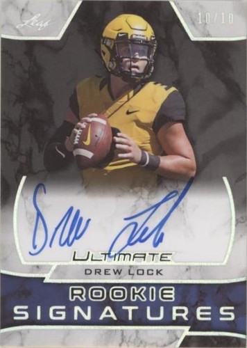 2019 Leaf Ultimate Drew Lock #URS-DL1