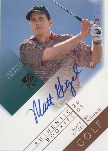 2003 SP Authentic - Matt Gogel #107