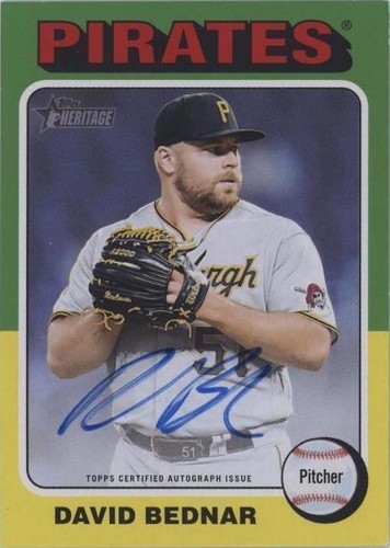 2024 Topps Heritage - David Bednar #ROA-DB