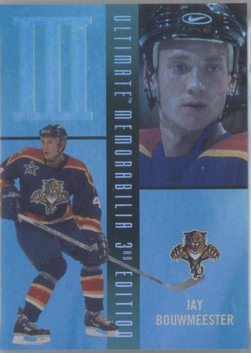 2002-03 In the Game Be A Player Ultimate Memorabilia 3rd Edition - Jay Bouwmeester #4