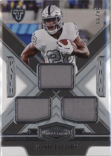 2023 Panini Plates & Patches Josh Jacobs #PT-JJ