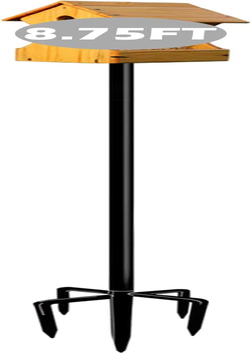 Pole Kit, Heavy Duty Bird House Pole Set With 5-forked Base