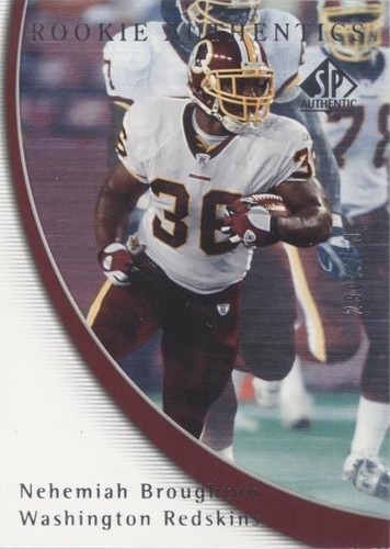 2005 SP Authentic Nehemiah Broughton #91