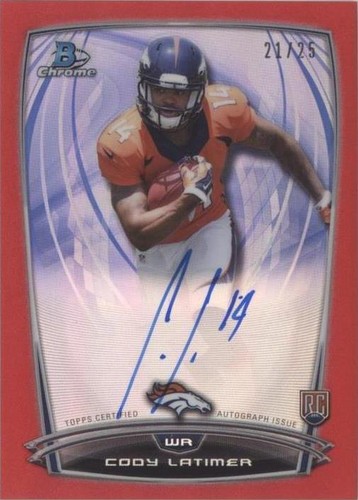 2014 Bowman Chrome Cody Latimer #RCRA-CL