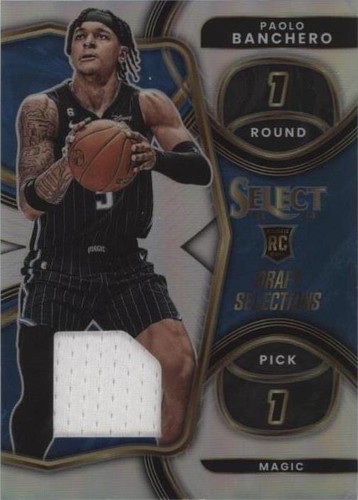 2022-23 Select Paolo Banchero Blue Prizm Rookie #72 Magic RC PSA