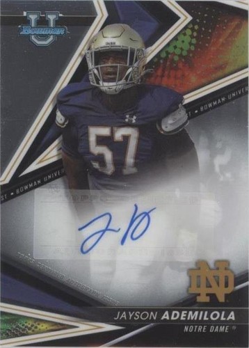 2022-23 Bowman's Best University Jayson Ademilola #BA-JAA