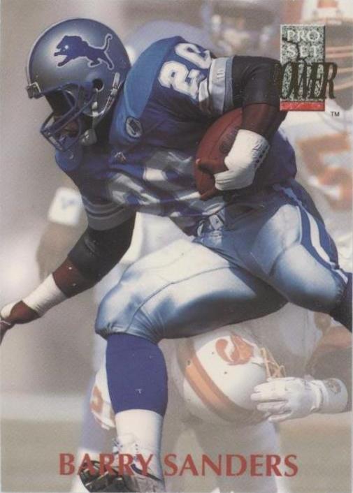 1992 Pro Set Power Barry Sanders #20