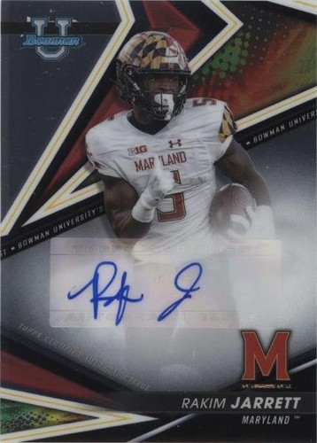 2022-23 Bowman's Best University Rakim Jarrett #BA-RJ