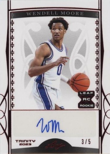2022-23 Leaf Trinity - Wendell Moore Jr. #BA-WM1