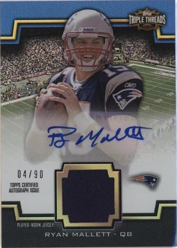 2011 Topps Triple Threads Ryan Mallett #TTUAR-56