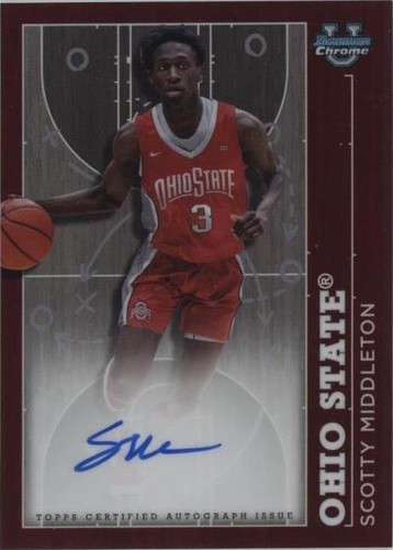 2023-24 Bowman University Chrome - Scotty Middleton #PPA-SM