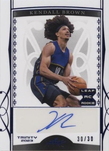2022-23 Leaf Trinity - Kendall Brown #BA-KB1