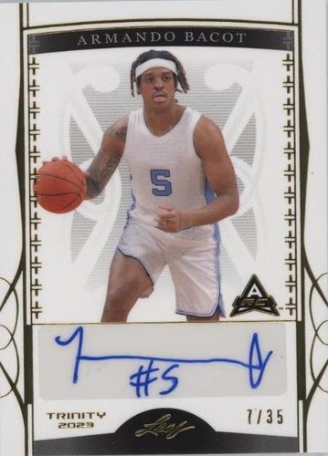 2022-23 Leaf Trinity - Armando Bacot #BA-AB2