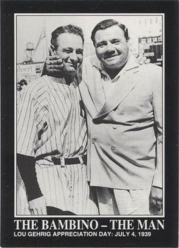 1992 Megacards The Babe Ruth Collection - Babe Ruth Lou Gehrig #122